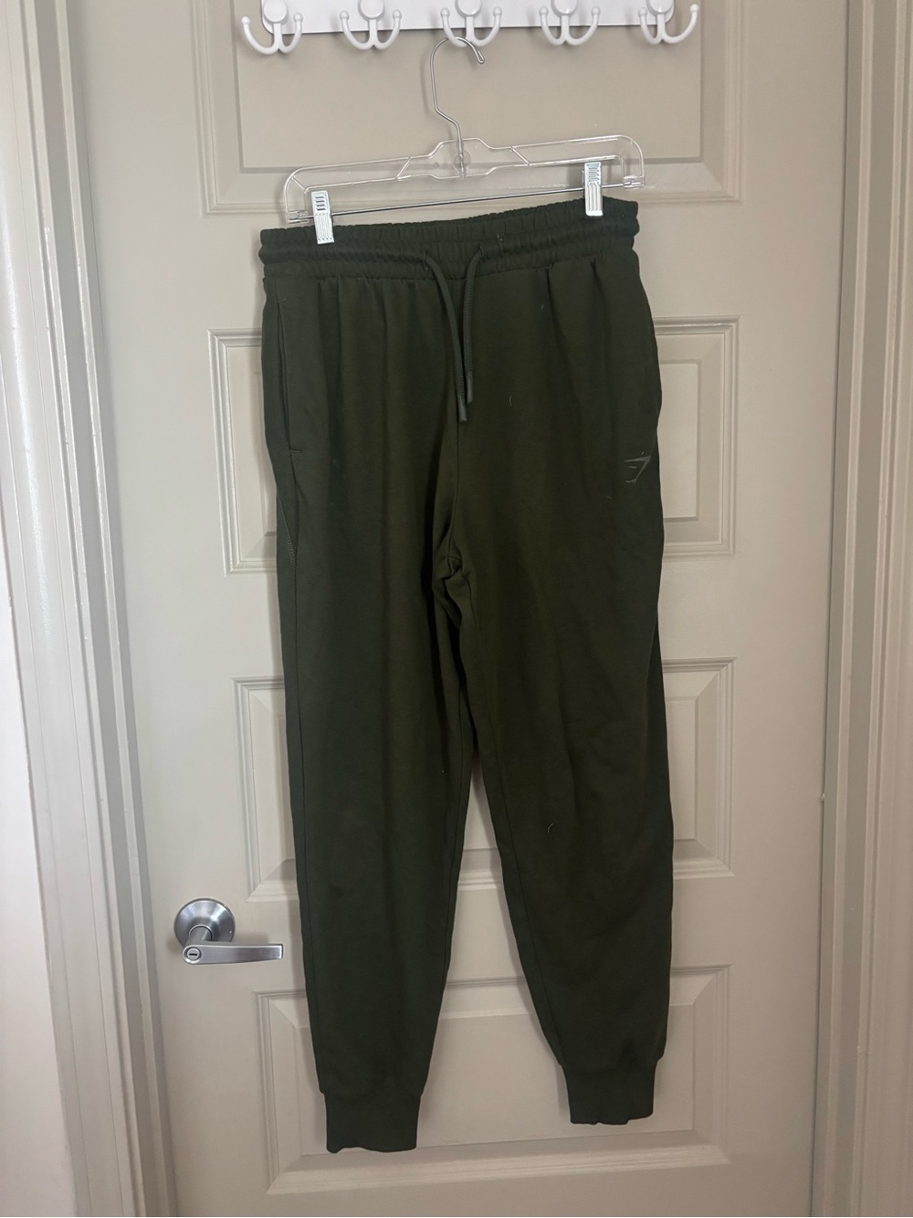 Gymshark Unisex Olive Green Drawstring Joggers